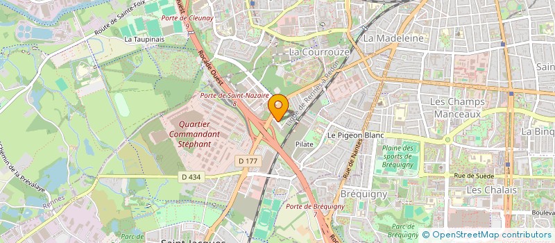 localisation de l'entreprise AP3  ST JACQUES DE LA LANDE