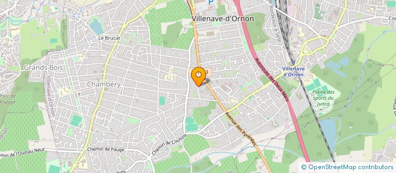 localisation de l'entreprise AP3M IMMO à VILLENAVE-D'ORNON