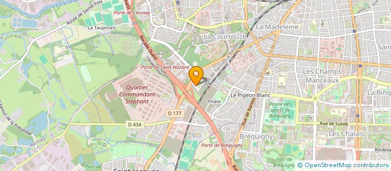 localisation de l'entreprise AP4  ST JACQUES DE LA LANDE