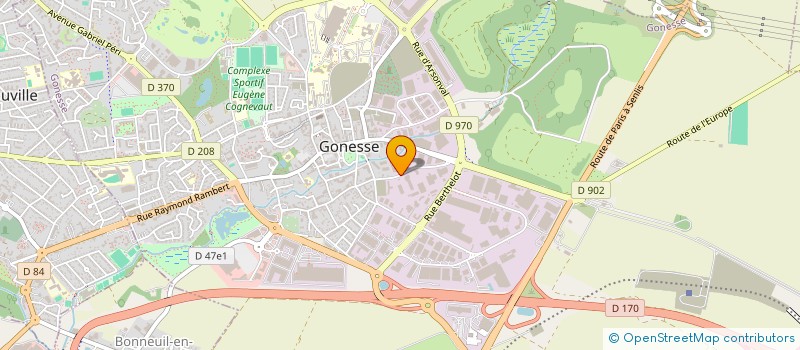 localisation de l'entreprise AP95X01 à SARCELLES