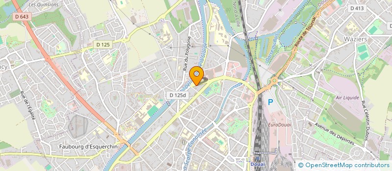 localisation de l'entreprise APA 1 à DOUAI