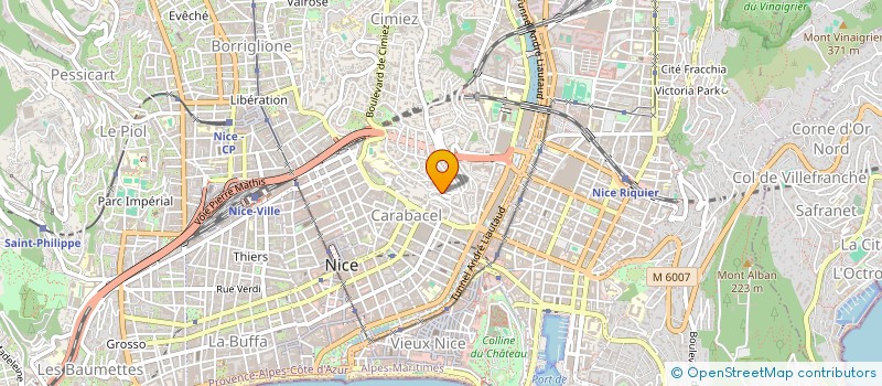 localisation de l'entreprise APA 11B à NICE