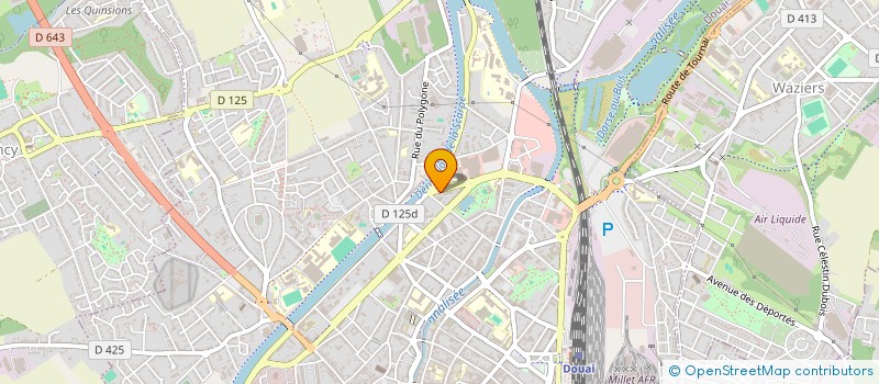 localisation de l'entreprise APA 2 à DOUAI