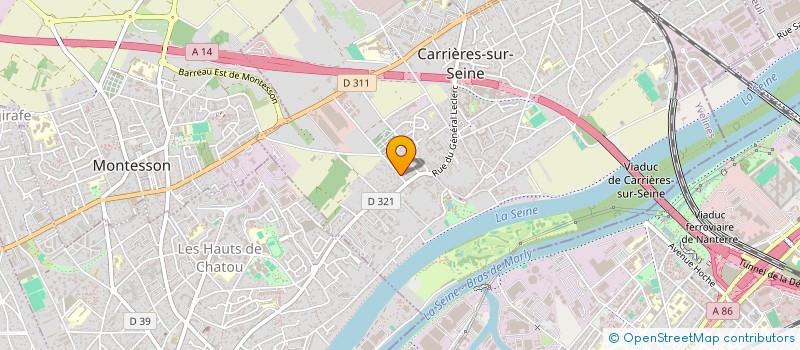 localisation de l'entreprise APA à CARRIERES-SUR-SEINE