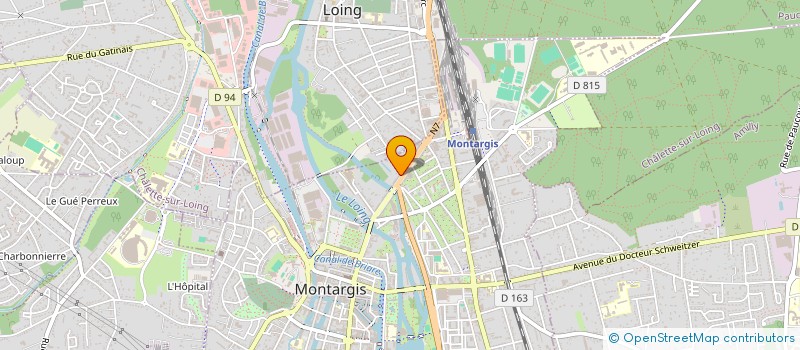 localisation de l'entreprise APA 45 à MONTARGIS