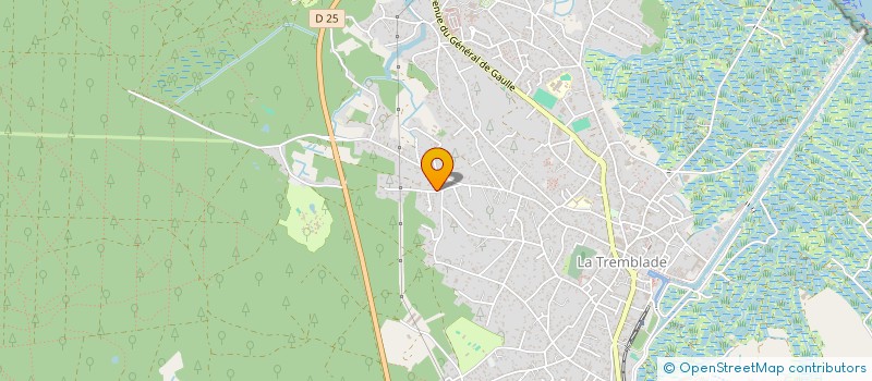 localisation de l'entreprise APA  LA TREMBLADE
