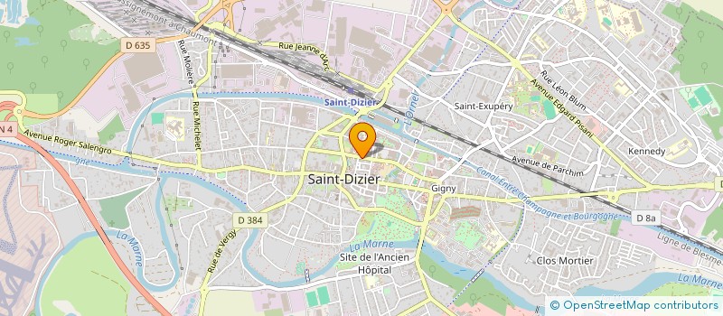localisation de l'entreprise APA à SAINT-DIZIER