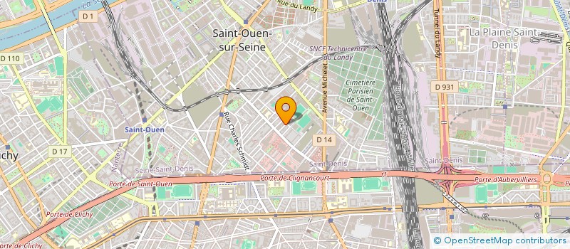 localisation de l'entreprise APA à SAINT-OUEN-SUR-SEINE