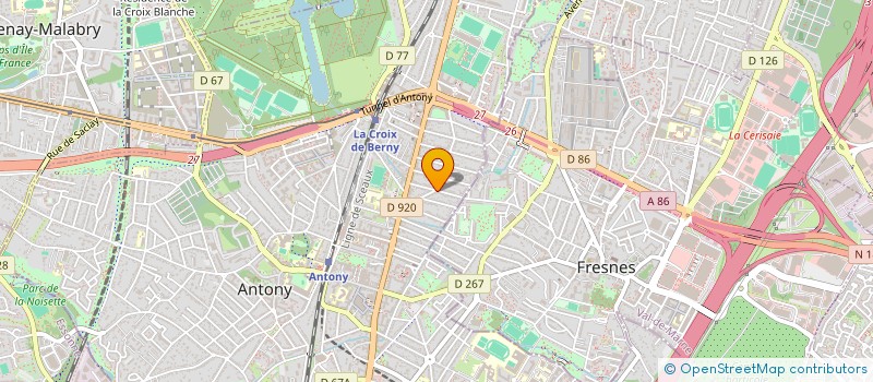 localisation de l'entreprise APA 814 à ANTONY
