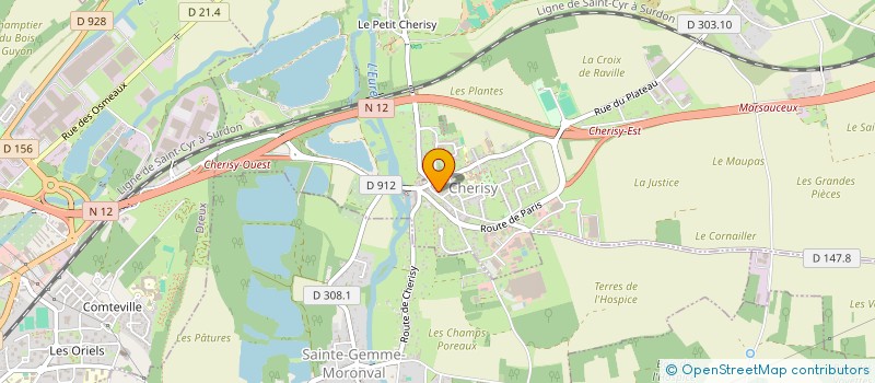 localisation de l'entreprise APA à CHERISY
