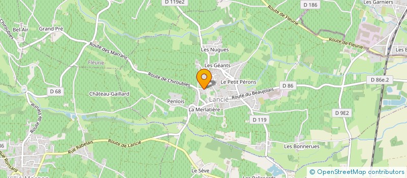 localisation de l'entreprise APA  LANCIE