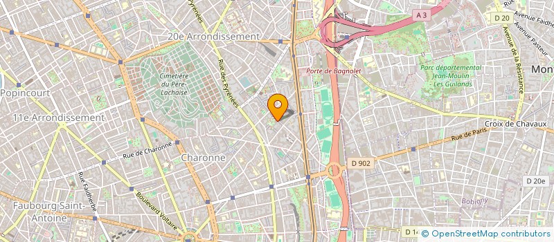 localisation de l'entreprise APA  PARIS