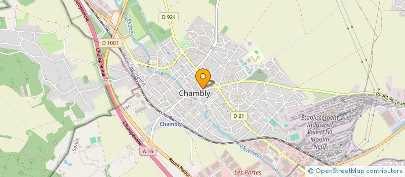 localisation de l'entreprise APA  CHAMBLY