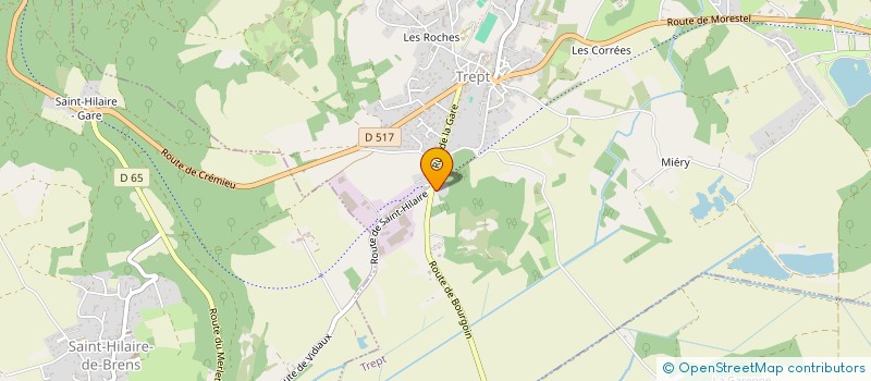 localisation de l'entreprise APA  TREPT