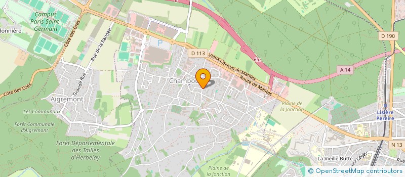 localisation de l'entreprise APA CONSEIL  CHAMBOURCY