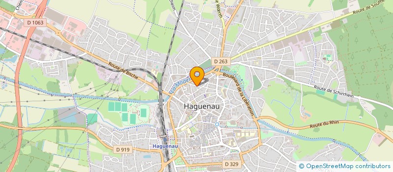 localisation de l'entreprise APA DBS  HAGUENAU