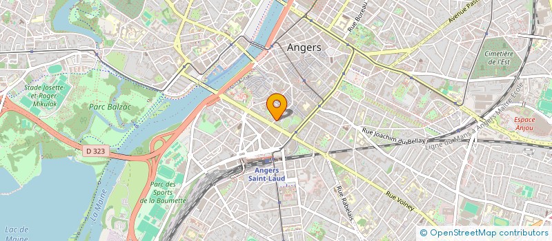 localisation de l'entreprise APA IMMOBILIER à ANGERS