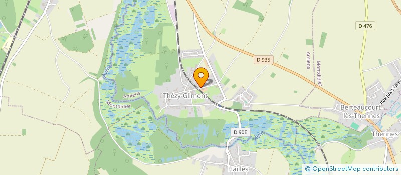 localisation de l'entreprise APA INVESTISSEMENT  THEZY-GLIMONT