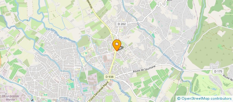 localisation de l'entreprise APA PACA  L'ISLE-SUR-LA-SORGUE