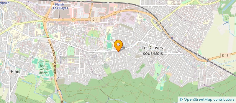 localisation de l'entreprise APA77 à LES CLAYES-SOUS-BOIS