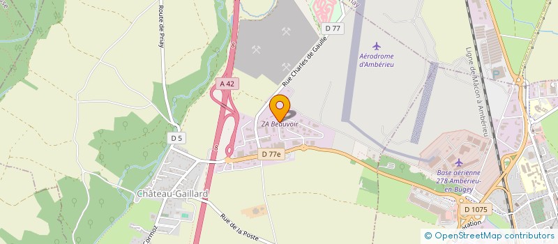 localisation de l'entreprise APAAC à CHATEAU-GAILLARD