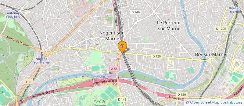 localisation de l'entreprise APAC STORES  NOGENT-SUR-MARNE