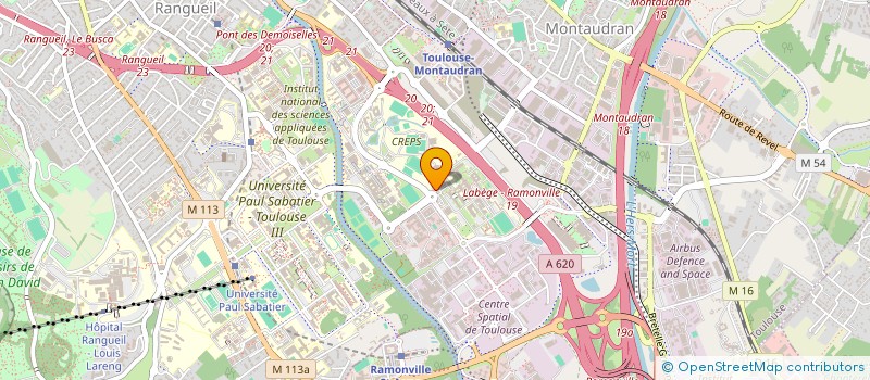 localisation de l'entreprise APACEM ENAC à TOULOUSE