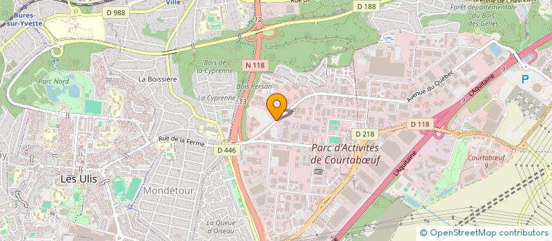 localisation de l'entreprise APACH'DIFFUSION à LES ULIS