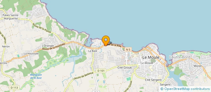 localisation de l'entreprise APACHE à LE MOULE