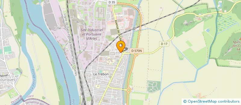 localisation de l'entreprise APACHE à ARLES