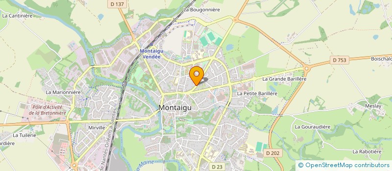 localisation de l'entreprise APACHE à MONTAIGU-VENDEE