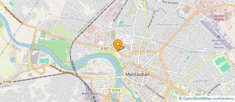 localisation de l'entreprise APACHE 82  MONTAUBAN