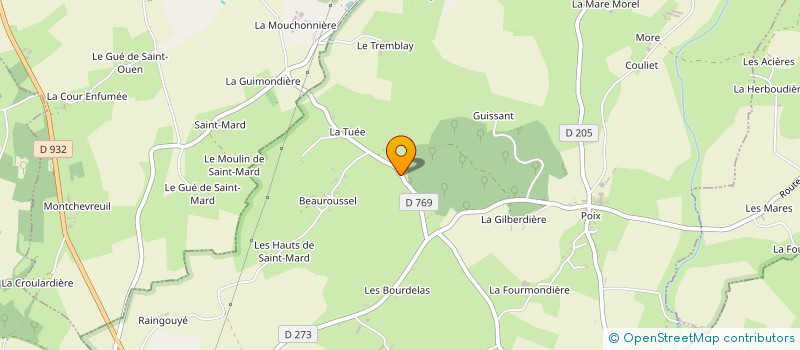 localisation de l'entreprise APACHE PROD à SAINTE-CERONNE-LES-MORTAGNE