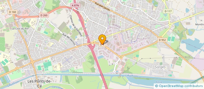 localisation de l'entreprise APACHES à LES PONTS-DE-CE