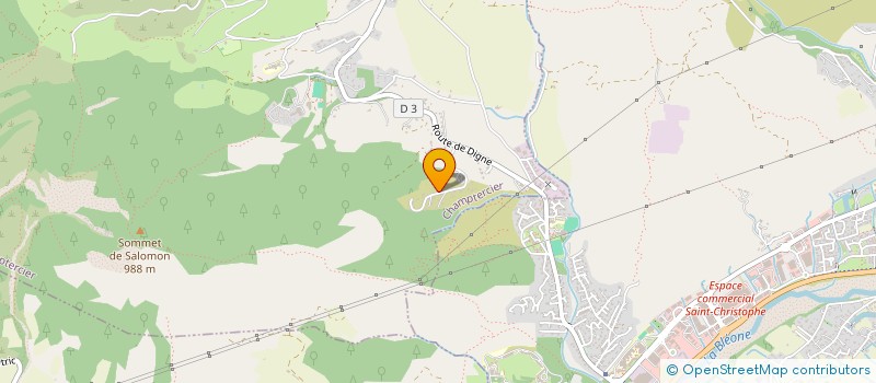 localisation de l'entreprise APACL à CHAMPTERCIER