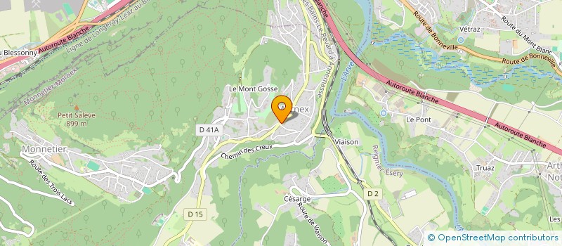 localisation de l'entreprise APAD IMMO  MONNETIER-MORNEX