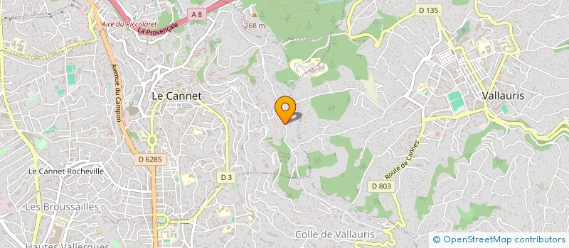 localisation de l'entreprise APADANA à LE CANNET