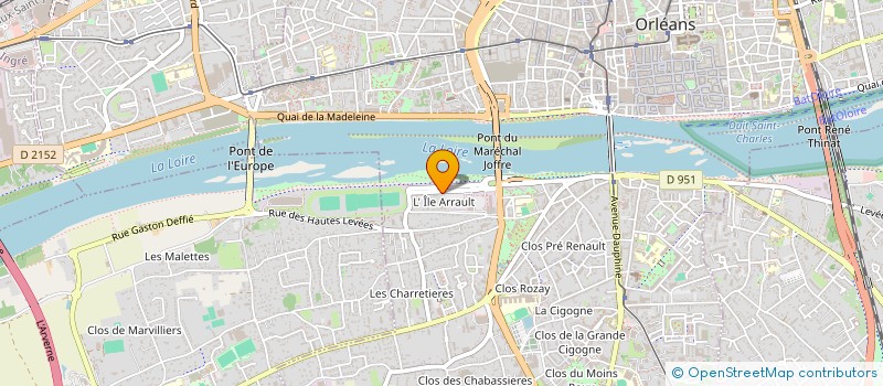 localisation de l'entreprise APADIA à ORLEANS