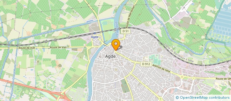 localisation de l'entreprise APAF à AGDE