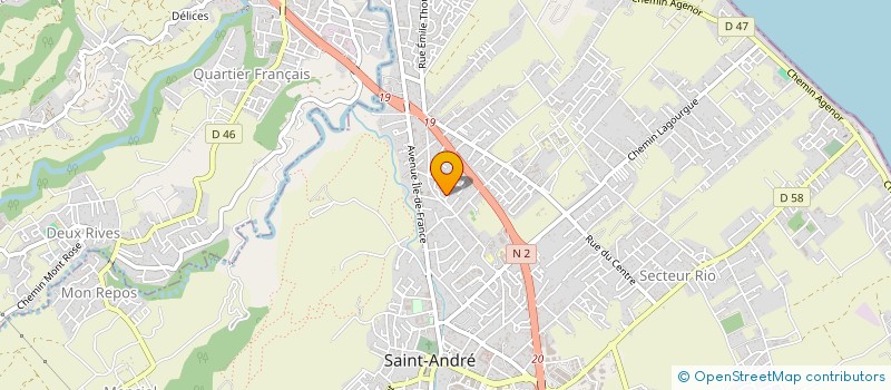 localisation de l'entreprise APAF-EGB à SAINT-ANDRE