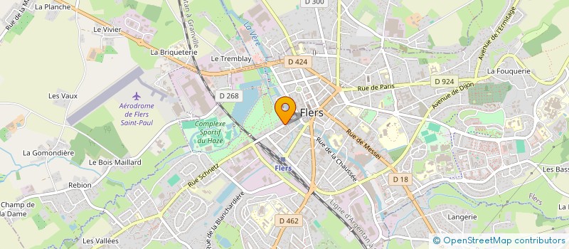 localisation de l'entreprise APAFA à FLERS
