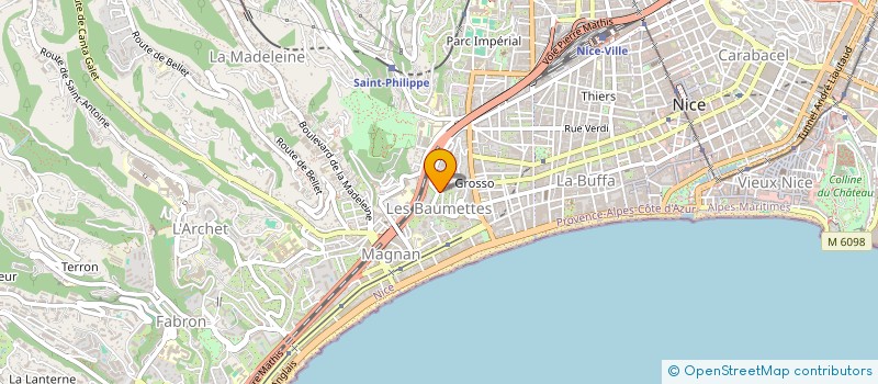 localisation de l'entreprise APAGA à NICE