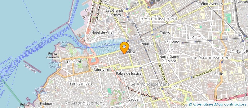 localisation de l'entreprise APAGOGISTES  MARSEILLE