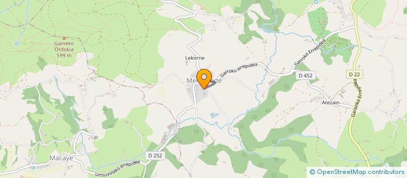 localisation de l'entreprise APAINDU  MENDIONDE