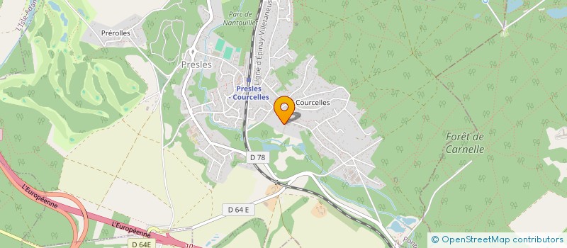 localisation de l'entreprise APAJ MAE LES TILLEULS à PRESLES