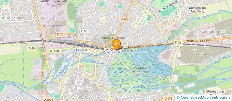 localisation de l'entreprise APAJA CENTRE VAL DE LOIRE  BOURGES