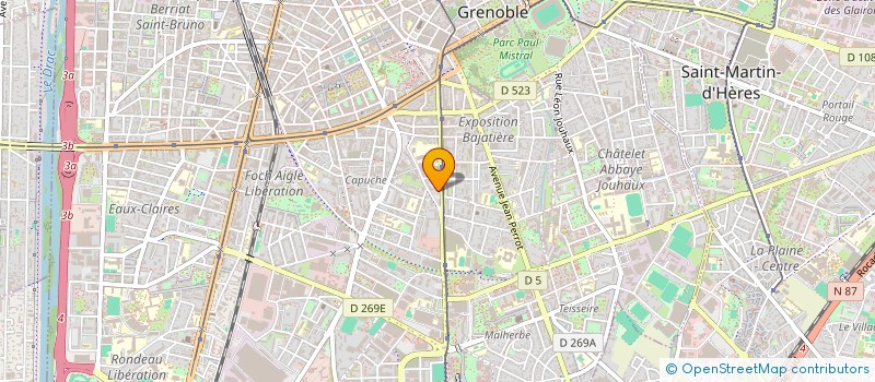localisation de l'entreprise APAJH à GRENOBLE