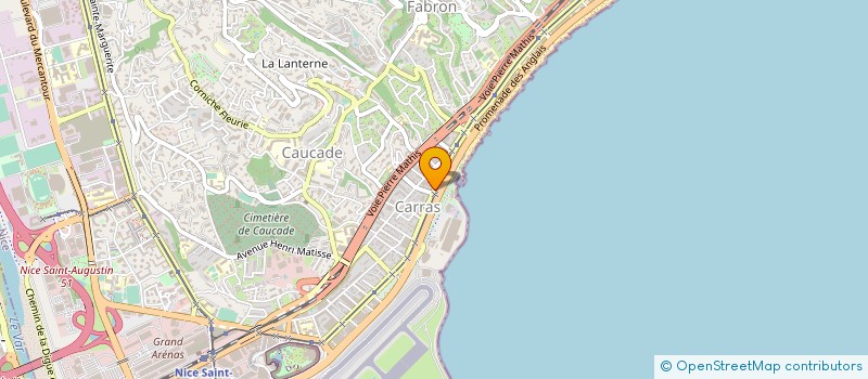 localisation de l'entreprise APAJH ALPES MARITIMES à NICE