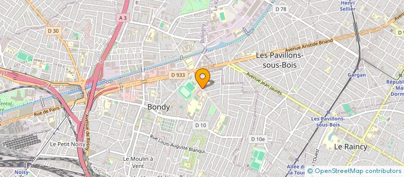 localisation de l'entreprise APAJH SEINE-SAINT-DENIS à BONDY