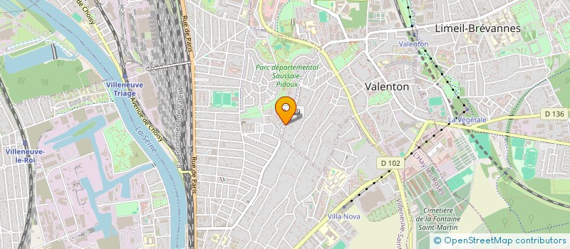 localisation de l'entreprise APAL  VALENTON